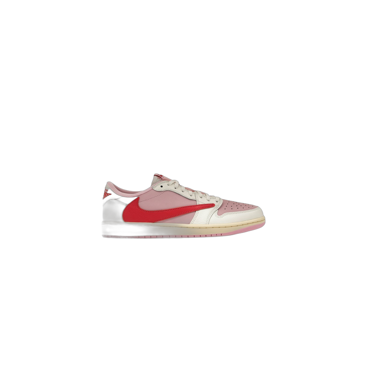 Travis Scott Air Jordan 1 Low Sail Tropical Pink IQ7604-101