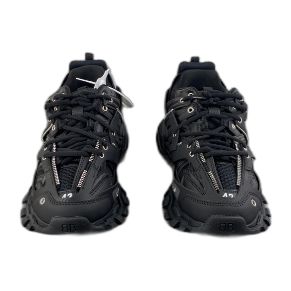 balenciaga track zip sneaker black