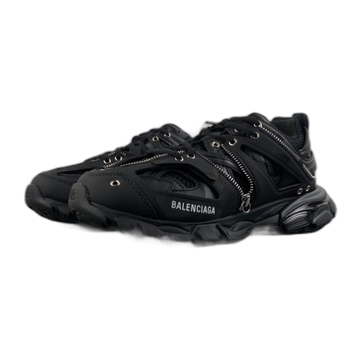 balenciaga track zip sneaker black